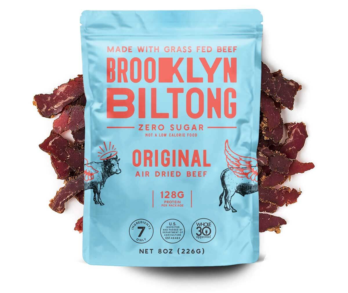 Whole30 Brooklyn Biltong air-dried beef.
