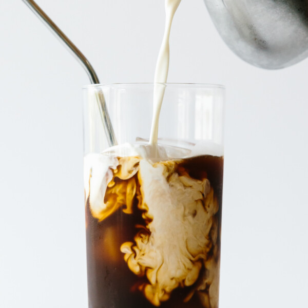 A cup of cold brew and cream