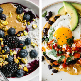 Best healthy breakfast ideas with chia pudding and huevos rancheros