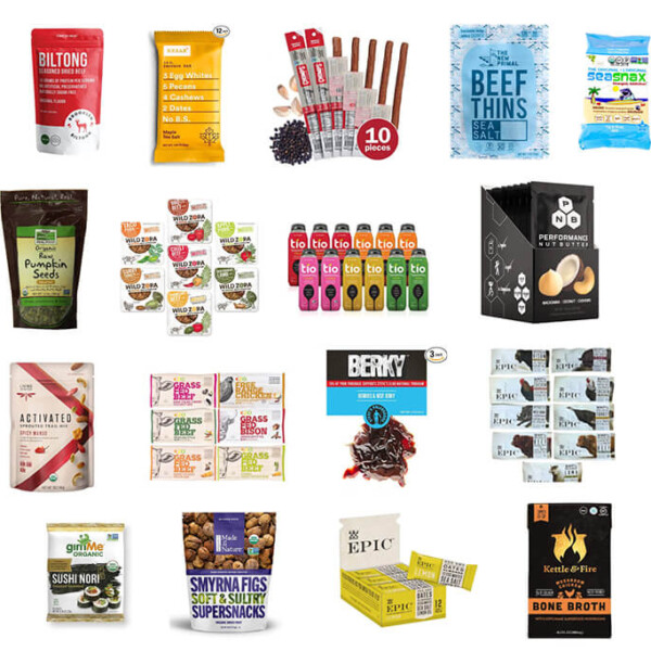 Whole30 snacks you can buy on Amazon. The best Whole30 Snacks for on the go, work and travel.